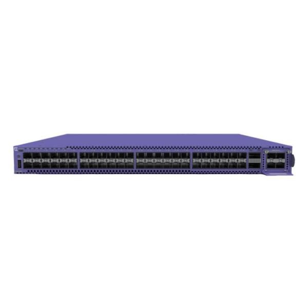 Extreme Networks 5520-48SE front view with optional VIM uplink module shown