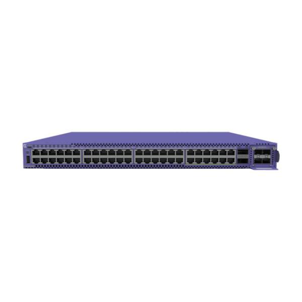 Extreme Networks 5520-48W front view with optional VIM uplink module shown