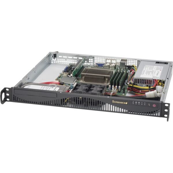 Supermicro SuperServer 5019S-ML Barebone System - 1U Rack-mountable - Socket H4 LGA-1151 - 1 x Processor Support