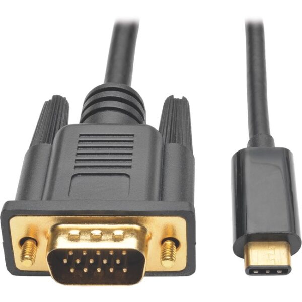 Tripp Lite USB C to VGA Adapter Cable Converter 1080p M/M USB Type C to VGA