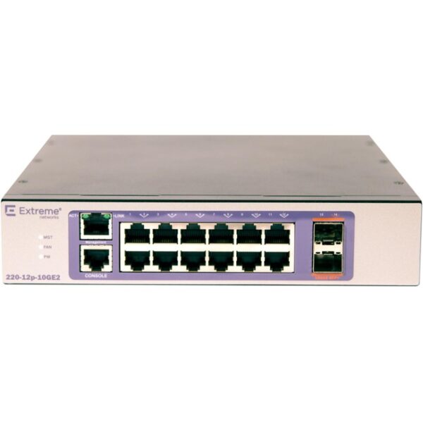 Extreme Networks 220-12p-10GE2 Layer 3 Switch