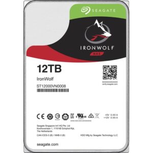 Seagate IronWolf ST12000VN0008 12 TB Hard Drive - 3.5" Internal - SATA (SATA/600) - Conventional Magnetic Recording (CMR) Method