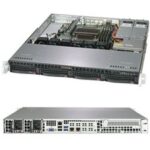 Supermicro SuperServer 5019C-MR Barebone System - 1U Rack-mountable - Socket H4 LGA-1151 - 1 x Processor Support