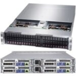 Supermicro A+ Server 2124BT-HTR Barebone System - 2U Rack-mountable - Socket SP3 - 2 x Processor Support