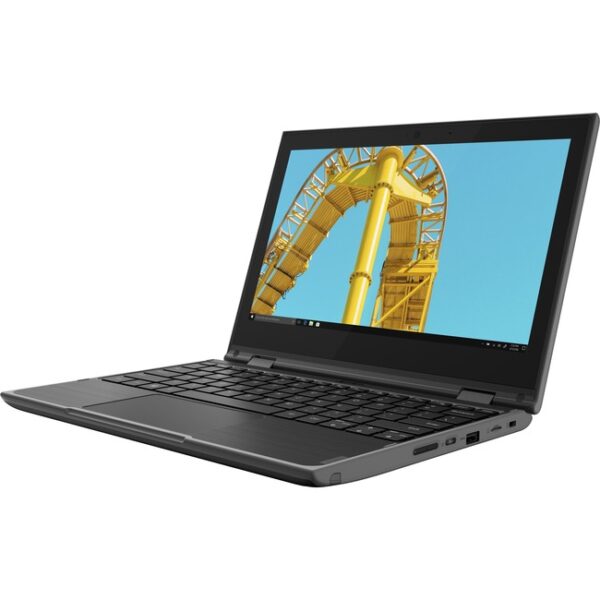 Lenovo 300e Windows 2nd Gen 81M9007EUS 11.6" Touchscreen 2 in 1 Notebook - HD - 1366 x 768 - Intel Celeron N4120 Quad-core (4 Core) 1.10 GHz - 4 GB RAM - 128 GB SSD - Gray