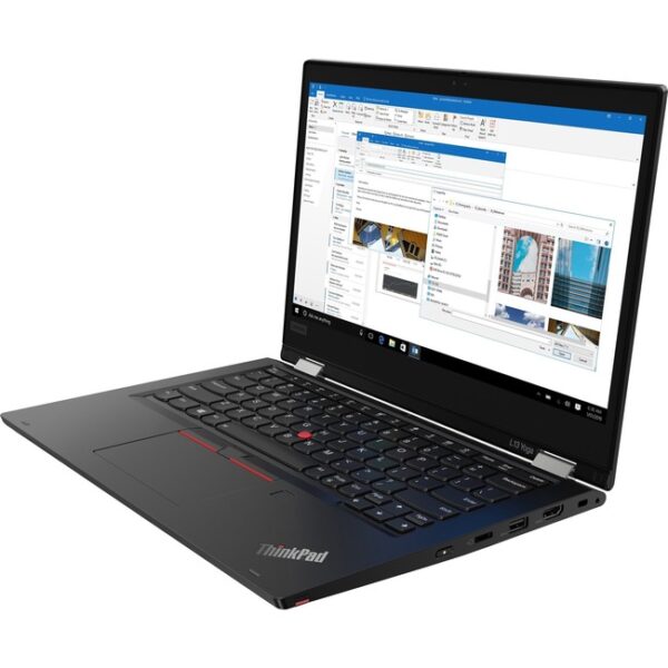 Lenovo ThinkPad L13 Yoga 20R50028US 13.3" Touchscreen 2 in 1 Notebook - Full HD - 1920 x 1080 - Intel Core i7 (10th Gen) i7-10610U Quad-core (4 Core) 1.80 GHz - 16 GB RAM - 256 GB SSD - Glossy Black