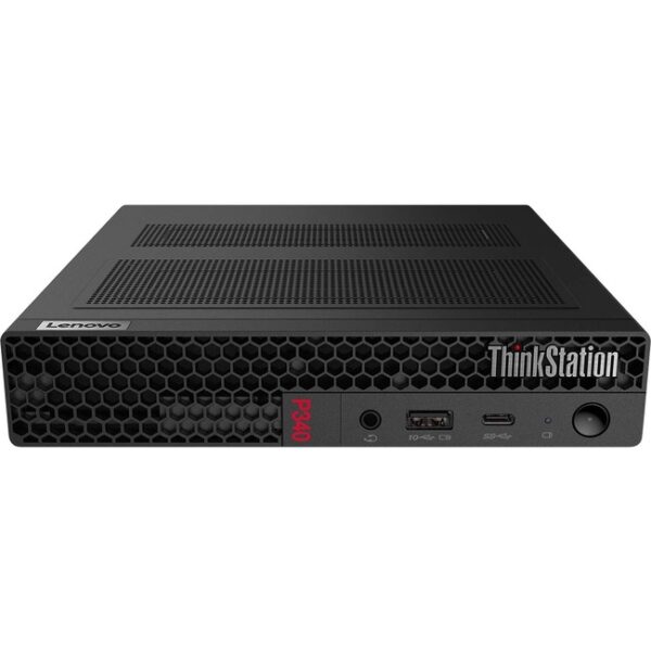 Lenovo ThinkStation P340 30DF001UUS Workstation - 1 x Intel Octa-core (8 Core) i7-10700T 2 GHz - 16 GB DDR4 SDRAM RAM - 512 GB SSD - Tiny - Raven Black