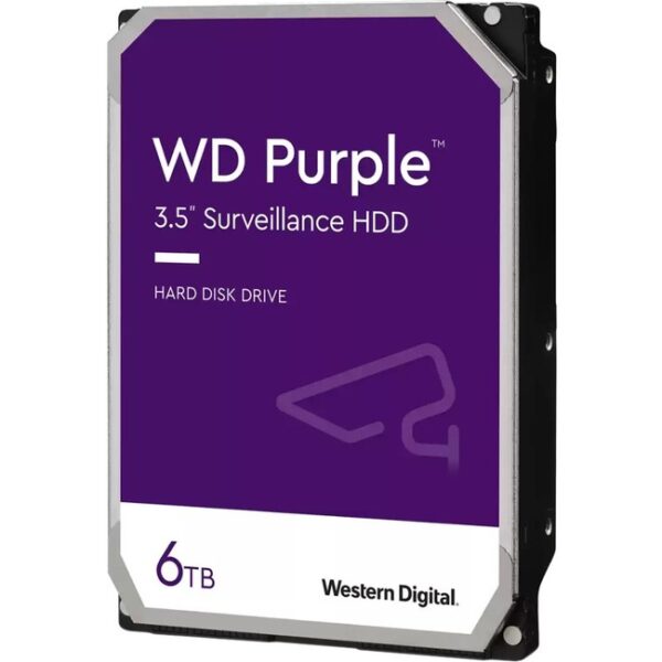 WD Purple WD62PURZ 6 TB Hard Drive - 3.5" Internal - SATA (SATA/600) - Write Intensive