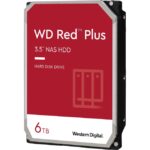 WD Red Plus WD60EFZX 6 TB Hard Drive - 3.5" Internal - SATA (SATA/600) - Conventional Magnetic Recording (CMR) Method