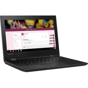 Lenovo 500e Chromebook 2nd Gen 81MC004UUS 11.6" Touchscreen Rugged 2 in 1 Chromebook - HD - 1366 x 768 - Intel Celeron N4120 Quad-core (4 Core) 1.10 GHz - 8 GB RAM - 64 GB Flash Memory - Black