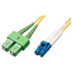 Tripp Lite 2M Duplex Singlemode 9/125 Fiber Optic Patch Cable LC/SC/APC 6' 6ft 2 Meter