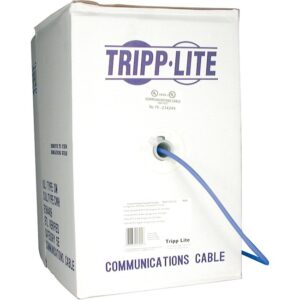Tripp Lite 1000ft Cat5 / Cat5e 350MHz Bulk Stranded-Core PVC Cable Blue 1000'