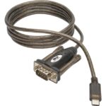 Tripp Lite USB 2.0 USB-C to DB9 Adapter Cable USB-C to RS-232 M/M 5' 5ft