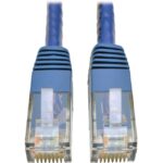 Tripp Lite Cat6 Cat5e Gigabit Molded Patch Cable RJ45 M/M 550MHz Blue 75ft 75'