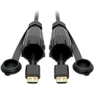 Tripp Lite HDMI Cable High-Speed 2 IP68 Connectors Industrial Ethernet 12ft
