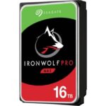 Seagate IronWolf Pro ST16000NE000 16 TB Hard Drive - 3.5" Internal - SATA (SATA/600) - Conventional Magnetic Recording (CMR) Method