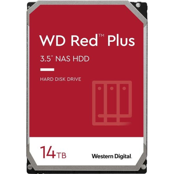 WD Red Plus WD140EFFX 14 TB Hard Drive - 3.5" Internal - SATA (SATA/600)