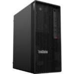 Lenovo ThinkStation P340 30DH000NUS Workstation - 1 x Intel Hexa-core (6 Core) i5-10500 3.10 GHz - 16 GB DDR4 SDRAM RAM - 512 GB SSD - Tower - Raven Black