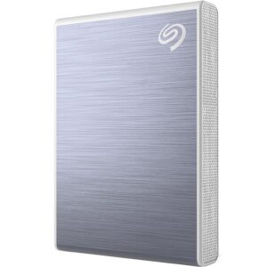 Seagate One Touch STKG500402 500 GB Solid State Drive - External - Blue