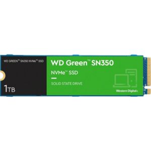 WD Green SN350 WDS100T3G0C 1 TB Solid State Drive - M.2 2280 Internal - PCI Express NVMe (PCI Express NVMe 3.0 x4)