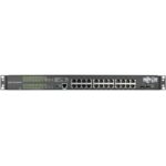 Tripp Lite 24-Port Gigabit Ethernet Switch L2 Managed PoE+ w/ 12-Outlet PDU