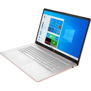HP 17-cp0000 17-cp0044nr 17.3" Notebook - HD+ - 1600 x 900 - AMD Athlon Silver 3050U Dual-core (2 Core) 2.30 GHz - 4 GB RAM - 256 GB SSD - Pale Rose Gold