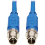 Tripp Lite NM12-601-01M-BL M12 X-Code Cat6 Ethernet Cable