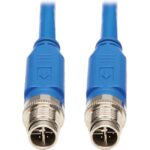 Tripp Lite NM12-601-02M-BL M12 X-Code Cat6 Ethernet Cable