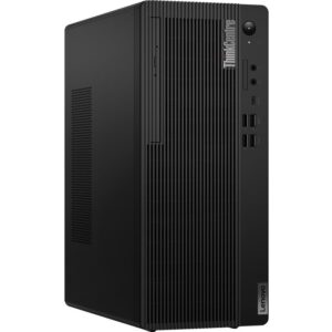 Lenovo ThinkCentre M70t 11DA002EUS Desktop Computer - Intel Core i3 10th Gen i3-10100 Quad-core (4 Core) 3.60 GHz - 8 GB RAM DDR4 SDRAM - 256 GB SSD - Tower - Black