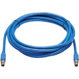 Tripp Lite NM12-6A1-03M-BL M12 X-Code Cat6a 10G Ethernet Cable