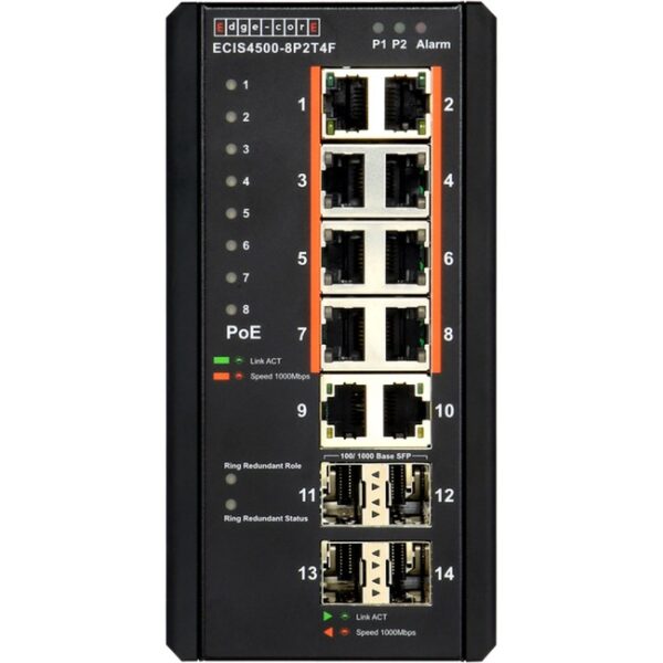 Edge-Core ECIS4500-8P2T4F Ethernet Switch