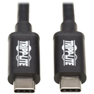 Tripp Lite Thunderbolt 3 Cable 20 Gbps Passive 5A 100W PD 4K USB C M/M 1M