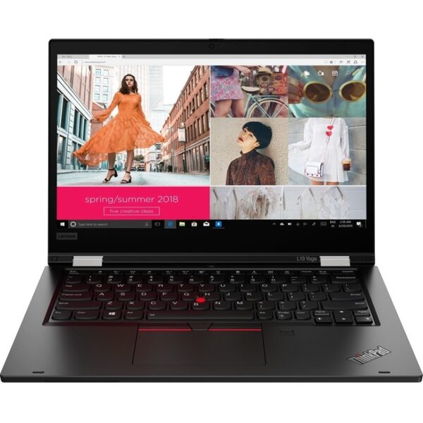 Lenovo ThinkPad L13 Yoga Gen 2 20VK0055US 13.3" Touchscreen Convertible 2 in 1 Notebook - Full HD - 1920 x 1080 - Intel Core i5 11th Gen i5-1135G7 Quad-core (4 Core) 2.40 GHz - 8 GB RAM - 256 GB SSD - Black