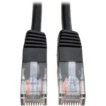 Tripp Lite 100ft Cat5e / Cat5 350MHz Molded Patch Cable RJ45 M/M Black 100'