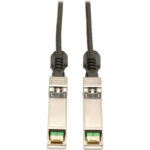 Tripp Lite 2.5M SFP+ 10Gbase-CU Twinax Passive Copper Cable SFP-H10GB-CU2-5M Compatible Black 8ft 8'
