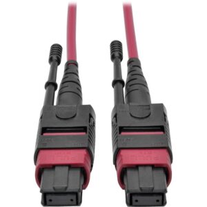 Tripp Lite 2M MTP MPO Multimode Patch Cable 12 Fiber 40/100Gb OM4 50/ 125 CMP