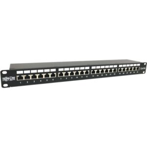 Tripp Lite 24-Port Cat6a Shielded Patch Panel - 10 Gbps