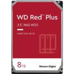 WD Red Plus WD80EFZZ 8 TB Hard Drive - 3.5" Internal - SATA (SATA/600) - Conventional Magnetic Recording (CMR) Method