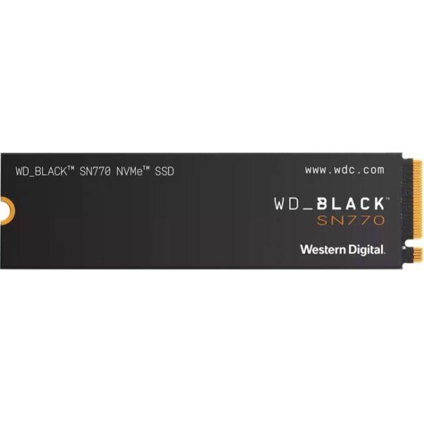 WD Black SN770 WDS500G3X0E 500 GB Solid State Drive - M.2 2280 Internal - PCI Express NVMe (PCI Express NVMe 4.0 x4)