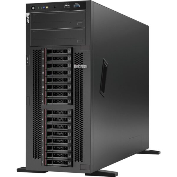 Lenovo ThinkSystem ST550 7X10A0DYNA 4U Tower Server - 1 x Intel Xeon Silver 4208 2.10 GHz - 32 GB RAM - 12Gb/s SAS
