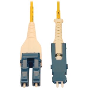 Tripp Lite N383L-02M 40/100/400G Singlemode 9/125 OS2 Fiber Cable, Yellow, 2 m (6.6 ft.)