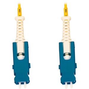 Tripp Lite N383L-01M 40/100/400G Singlemode 9/125 OS2 Fiber Cable, Yellow, 1 m (3.3 ft.)