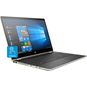 HP Pavilion x360 15-cr0000 15-cr0087cl 15.6" Touchscreen Convertible 2 in 1 Notebook - 1366 x 768 - Intel Core i5 8th Gen i5-8250U Quad-core (4 Core) 1.60 GHz - 8 GB Total RAM - 1 TB HDD - 16 GB Flash Memory - Pale Gold