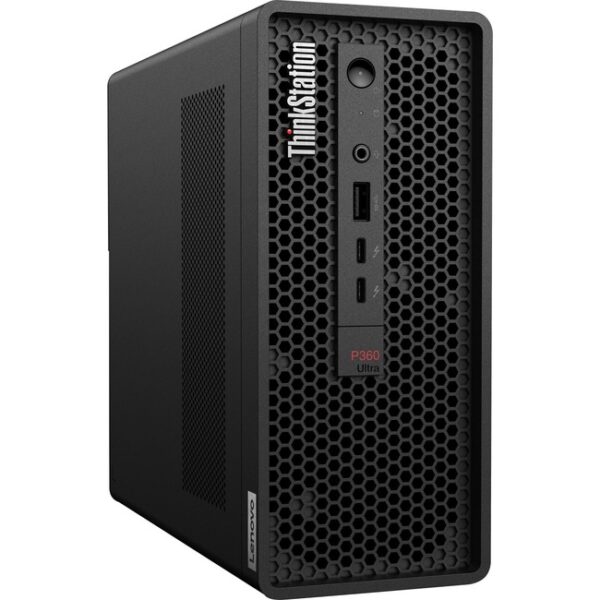 Lenovo ThinkStation P360 Ultra 30G1000KUS Workstation - 1 x Intel Core i7 Dodeca-core (12 Core) i7-12700 12th Gen 2.10 GHz - 32 GB DDR5 SDRAM RAM - 1 TB SSD - Ultra Small