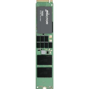 Micron 7450 PRO 3.84 TB Solid State Drive - M.2 22110 Internal - PCI Express NVMe (PCI Express NVMe 4.0 x4) - Read Intensive - TAA Compliant
