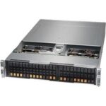 Supermicro A+ Server 2123BT-HNC0R Barebone System - 2U Rack-mountable - Socket SP3 - 2 x Processor Support