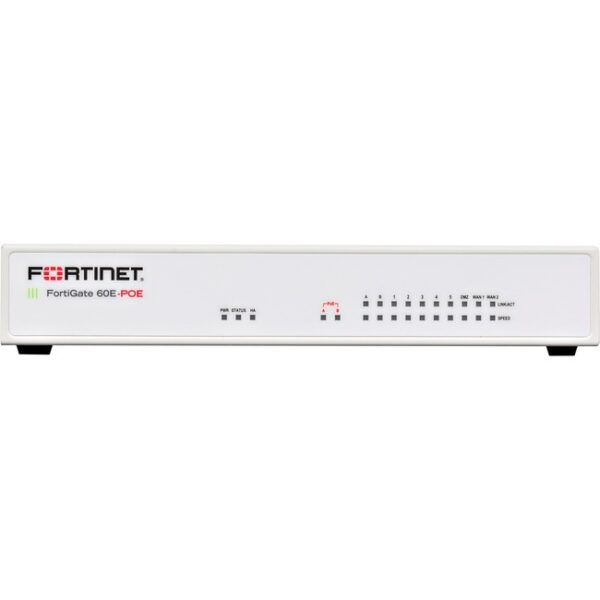 Fortinet FortiGate 60E-POE Network Security/Firewall Appliance