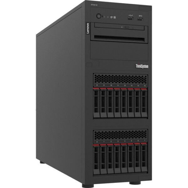 Lenovo ThinkSystem ST250 V2 7D8FA013NA Tower Server - 1 x Intel Xeon E-2378 2.60 GHz - 16 GB RAM - Serial ATA/600 Controller