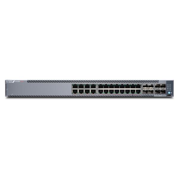 Juniper EX4100-24P switch front view