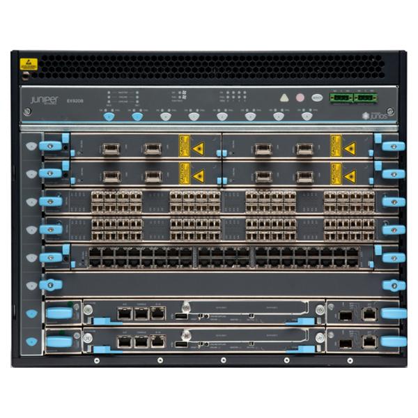 Juniper EX9208 switch front view
